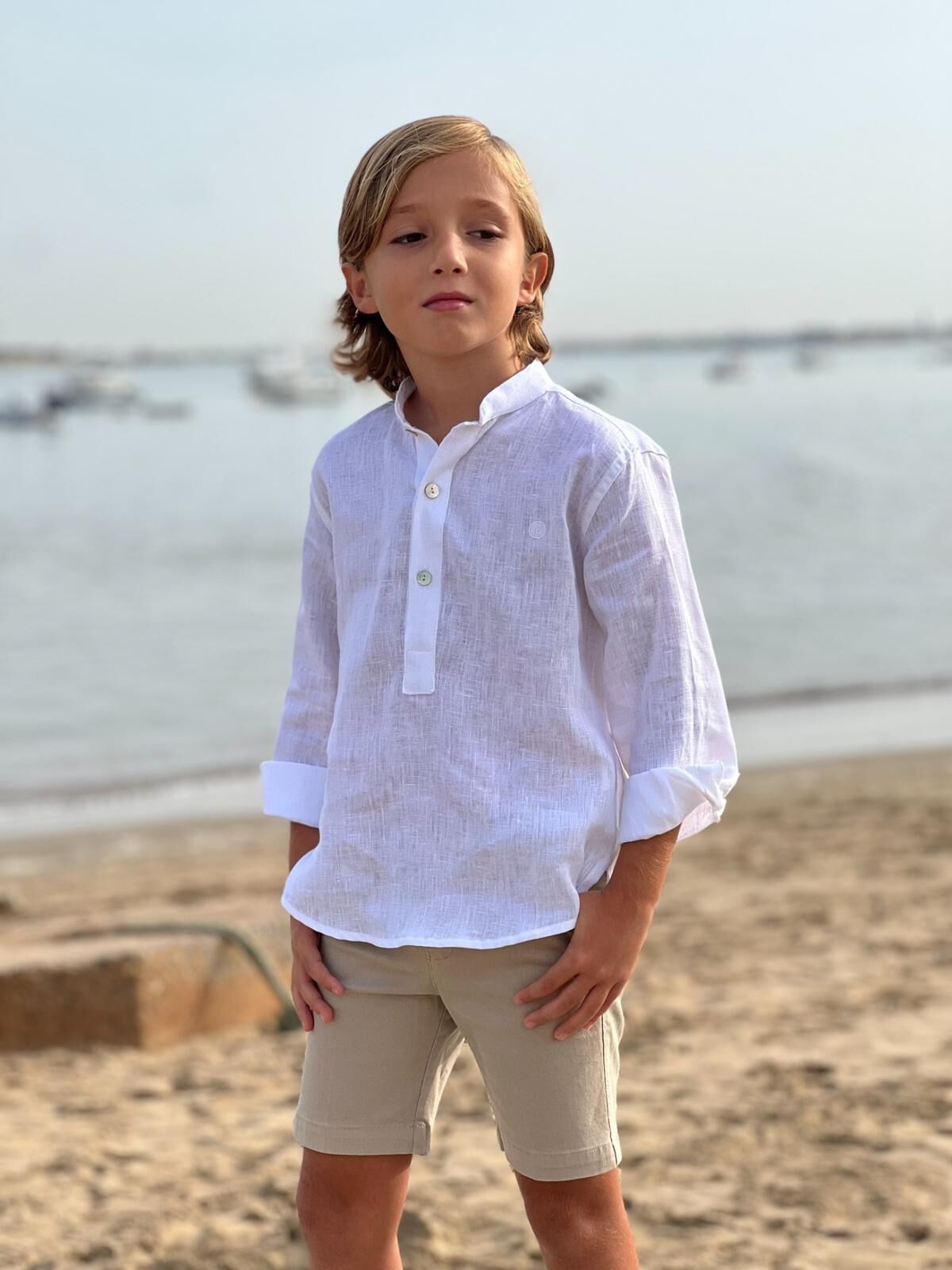 PANTALÓN CORTO CAMEL