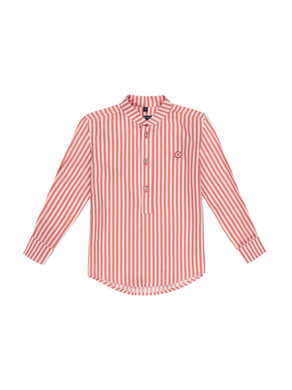 CAMISA RAYAS CORAL 