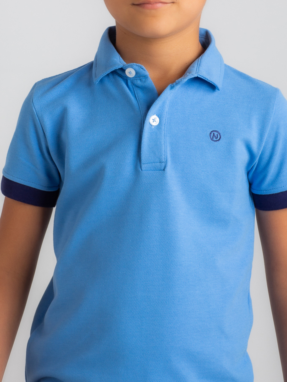 POLO BASIC AZUL