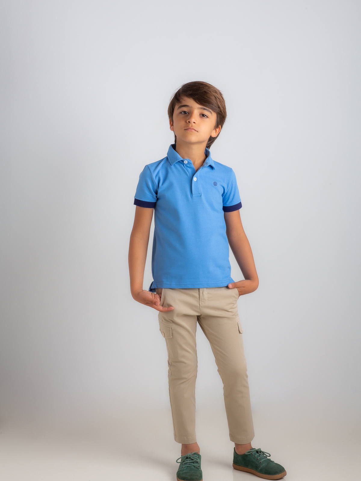 POLO BASIC AZUL