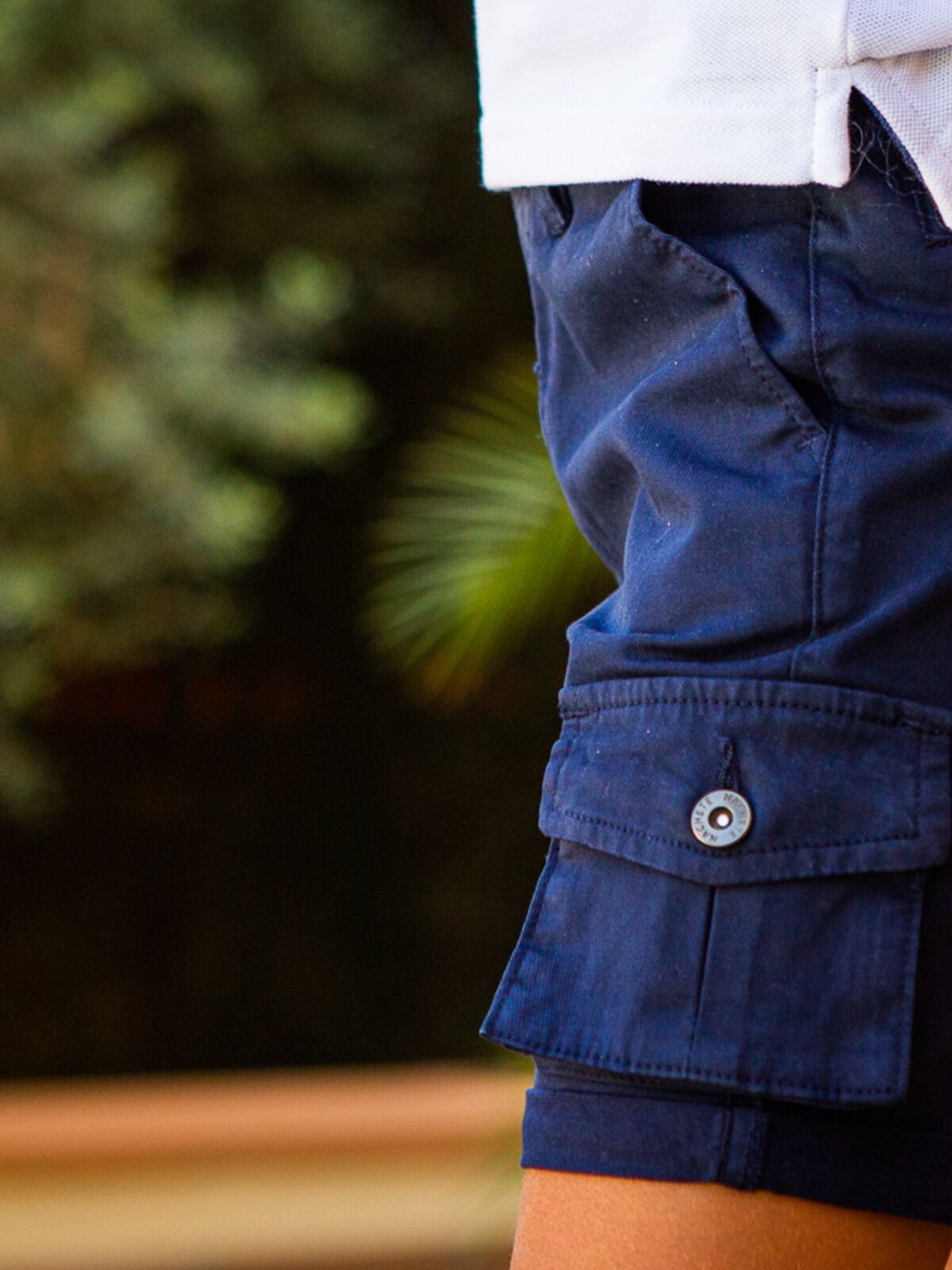 PANTALÓN CORTO SAFARI MARINO 