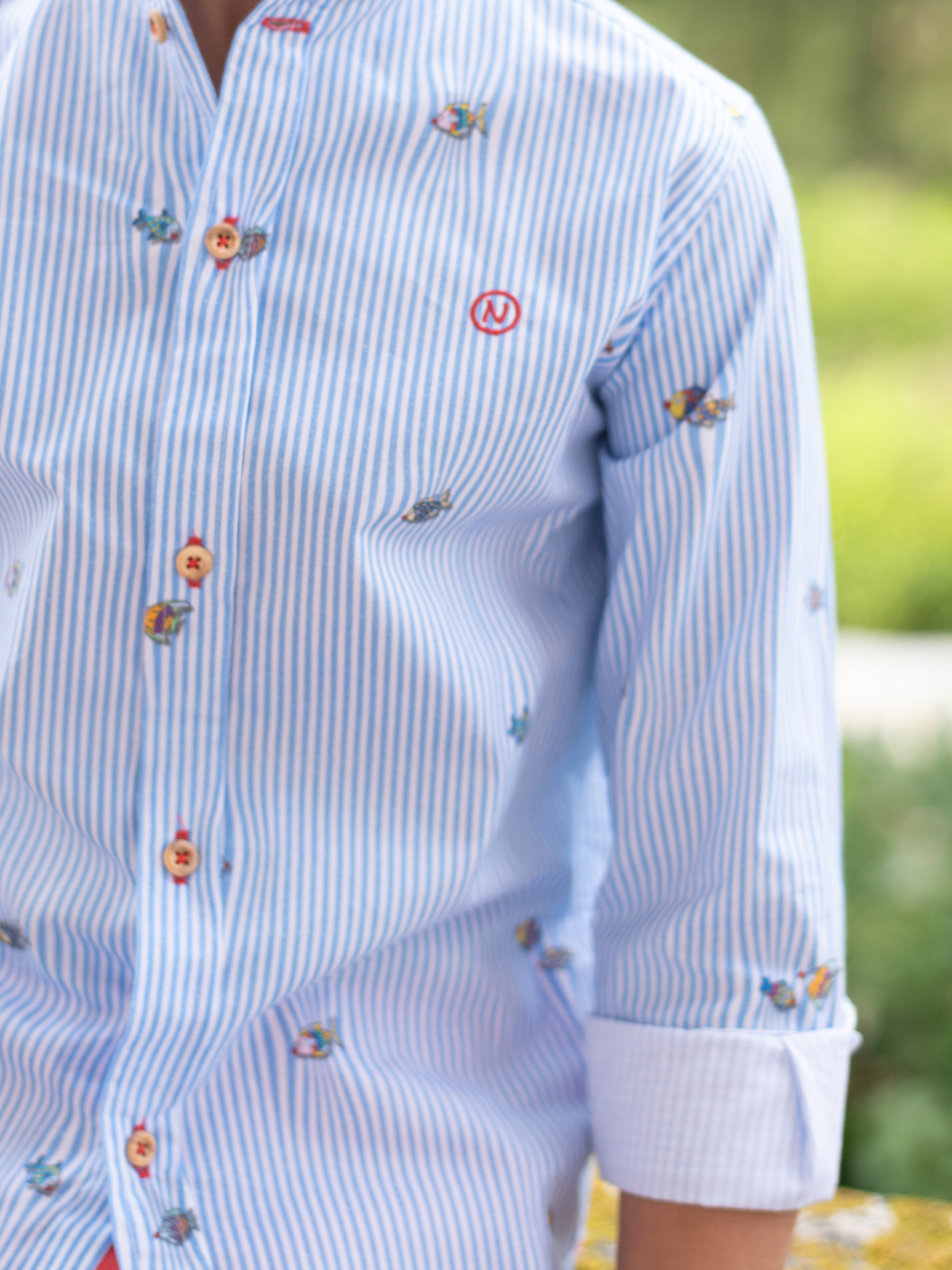 CAMISA PECES RAYAS