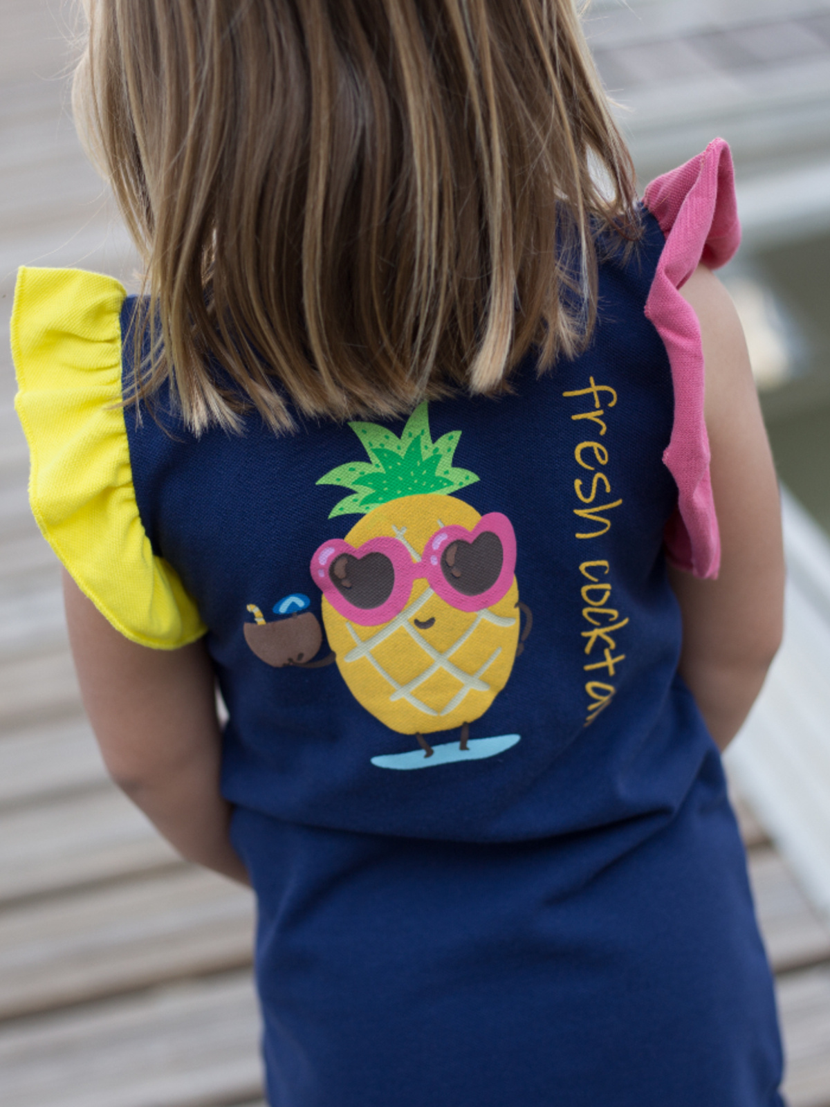 VESTIDO NIÑA PIÑA