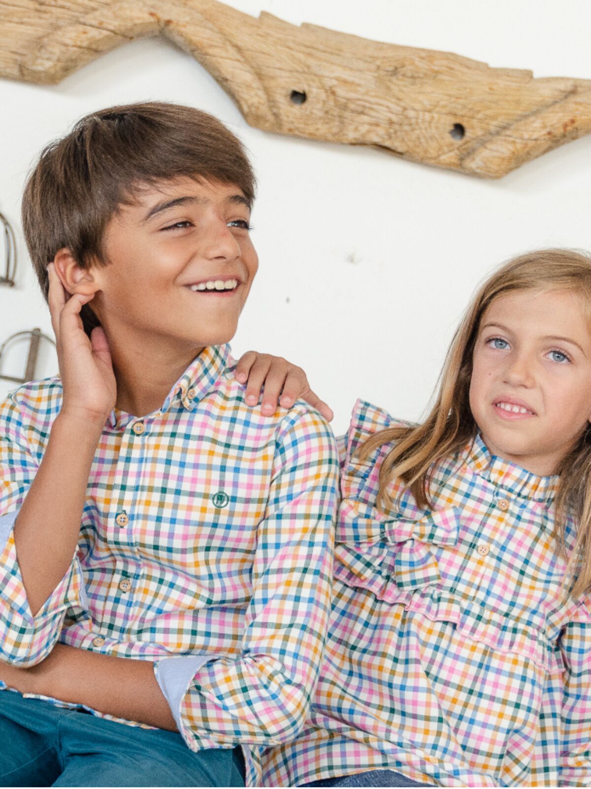 CHILDREN'S MULTICOLOR CHECKED SHIRT