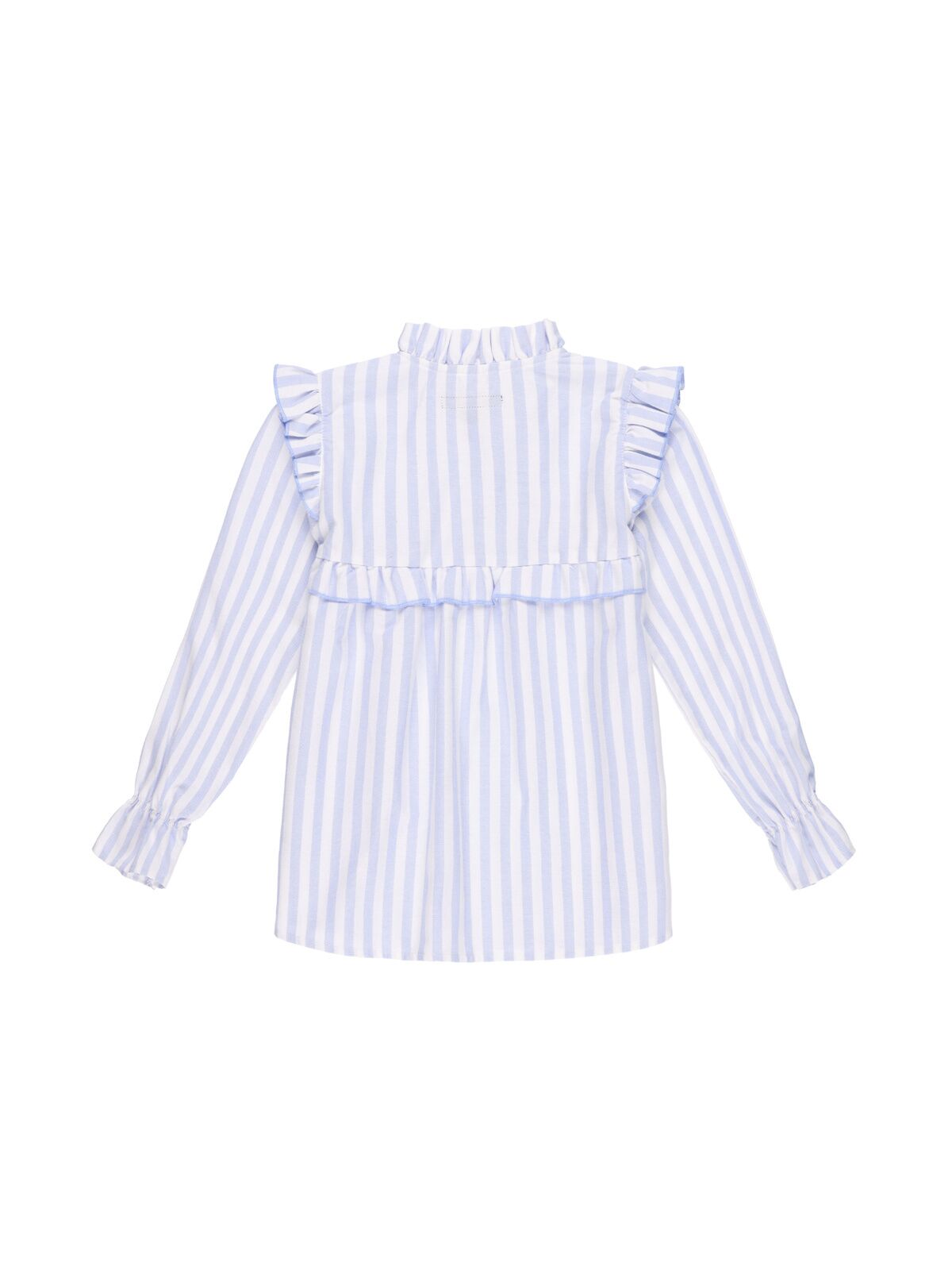 GIRL'S LIGHT BLUE STRIPED SHIRT