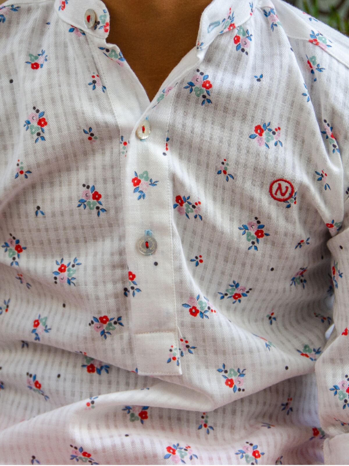 CAMISA NIÑO ESTAMPADA FLOWERS