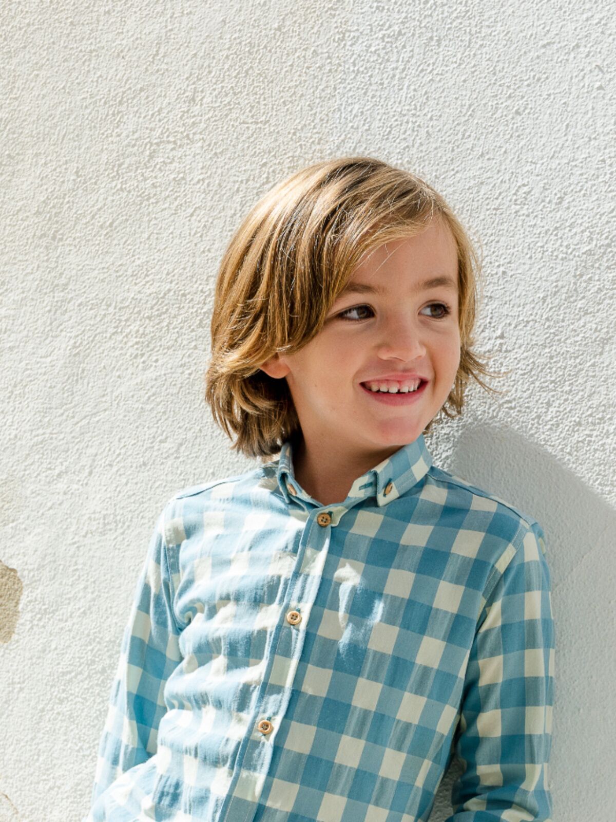 CAMISA NIÑO VICHY VERDE BIG