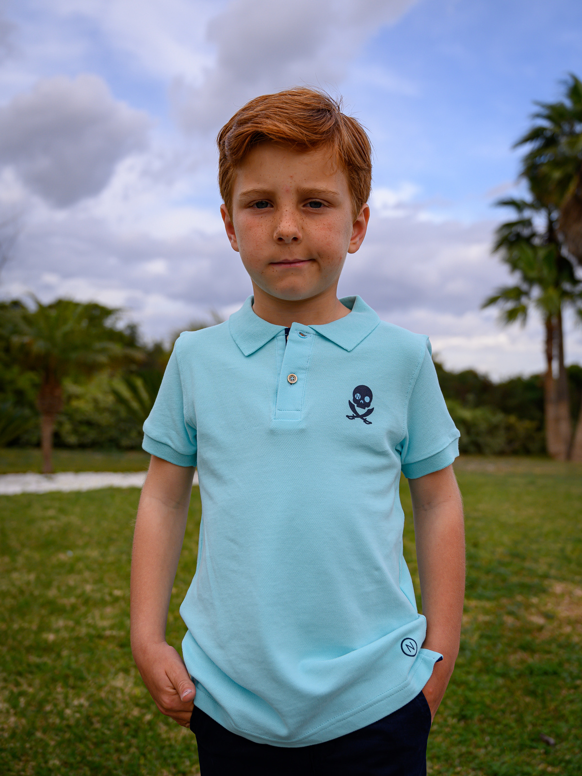 POLO NIÑO CALAVERA