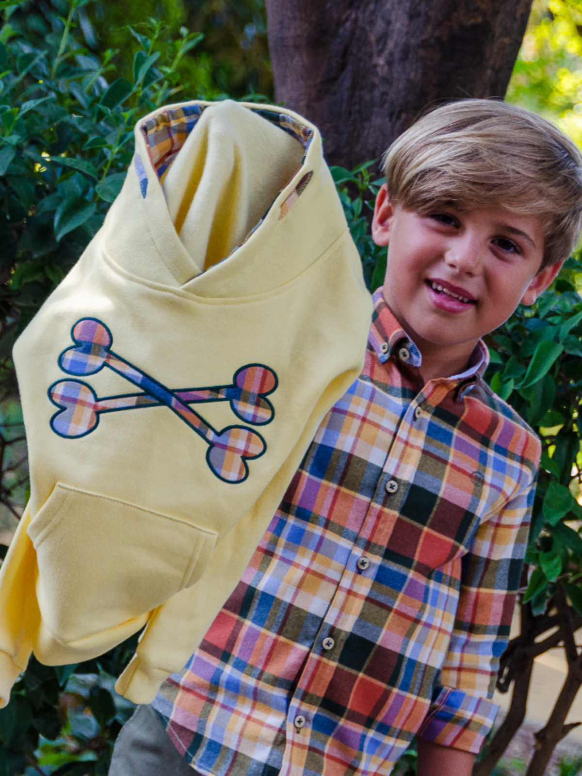 SUDADERA YELLOW HUESO