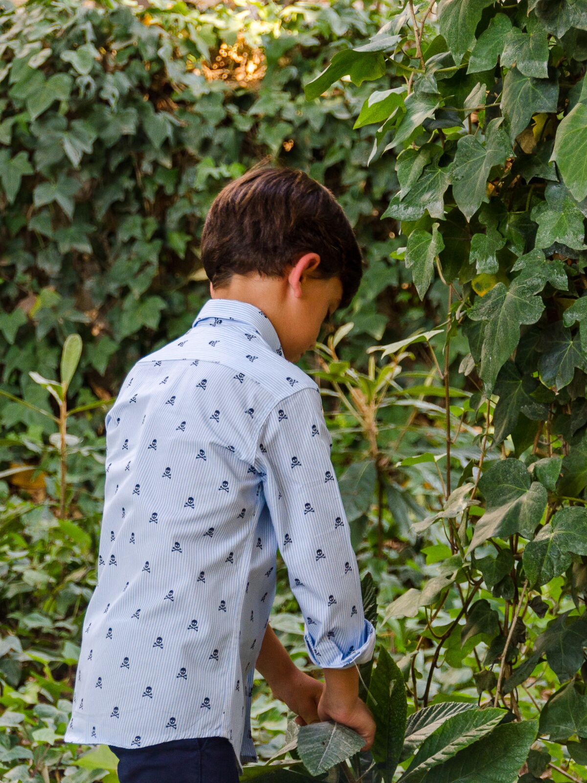 CHILD SKULL PRINTED SHIRT