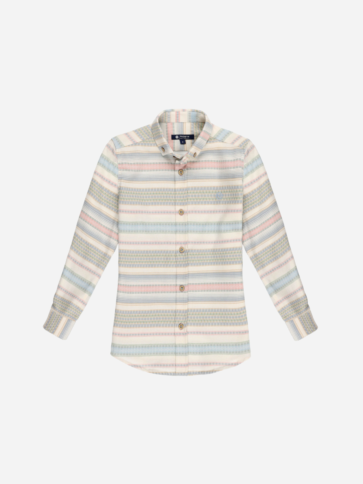 CAMISA NIÑO ÉTNICA BEIGE