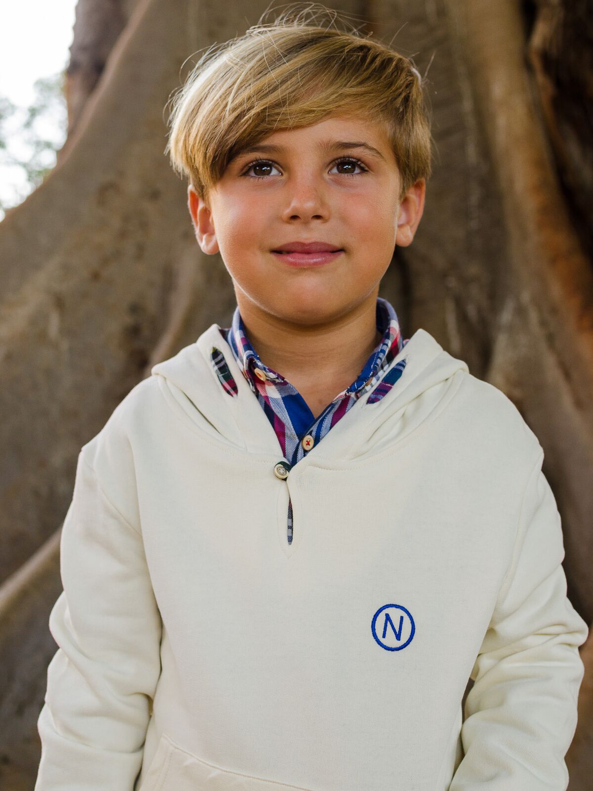 SUDADERA BEIG GALES TARTAR 