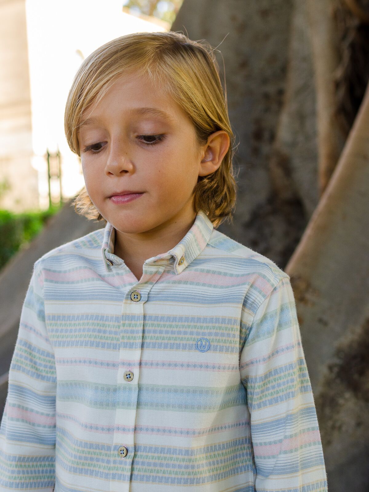 CAMISA ÉTNICA BEIGE