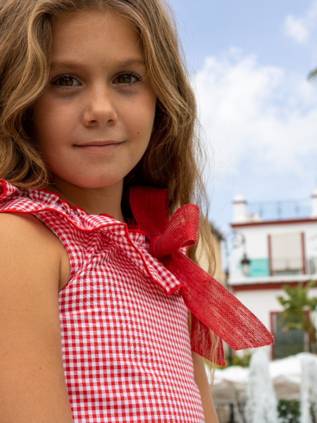 VESTIDO ROJO VICHY