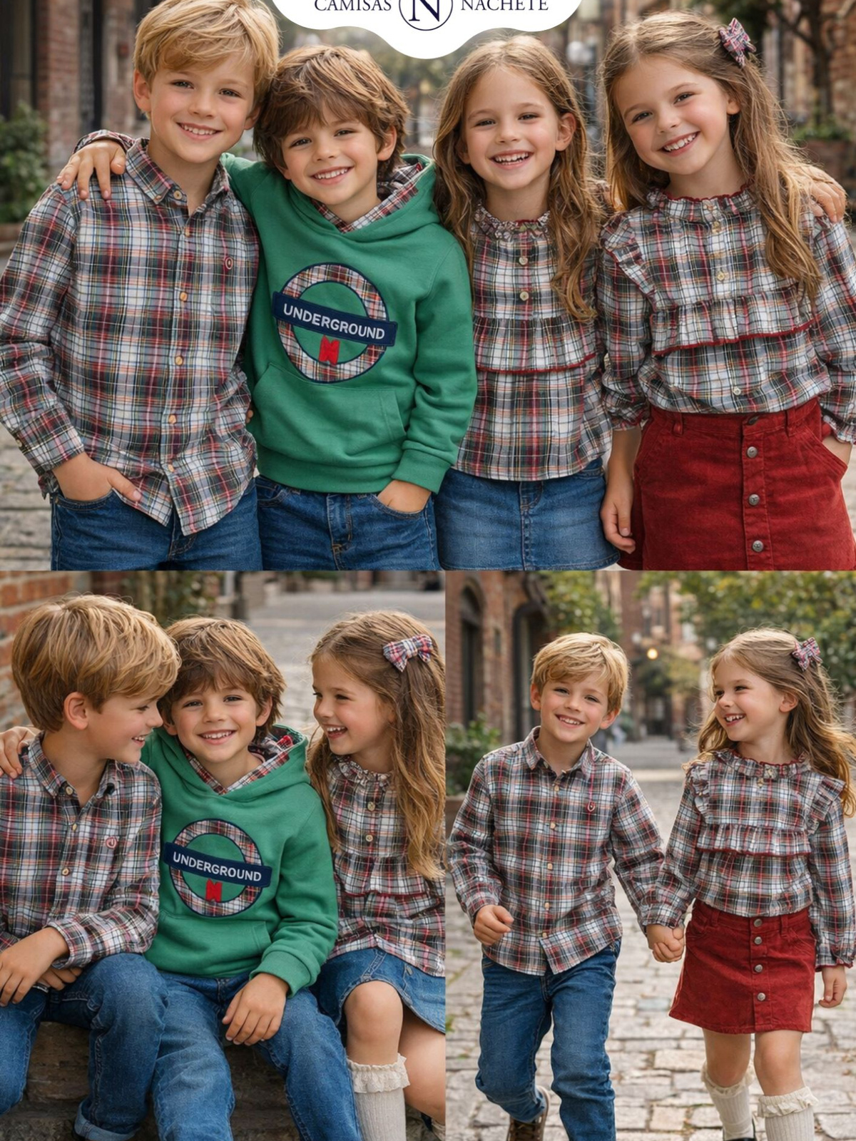 CAMISA NIÑO ESCOCÉS 
