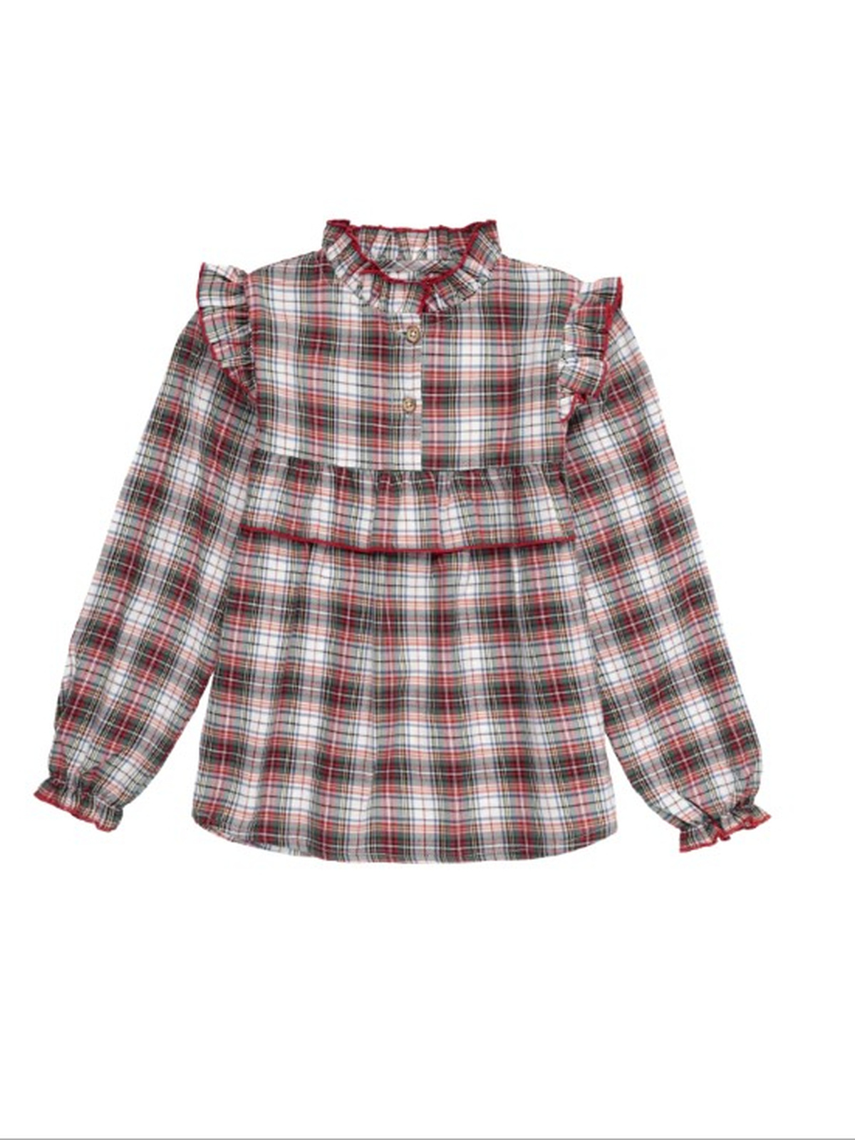 CAMISA NIÑA CUADROS ESCOCÉS