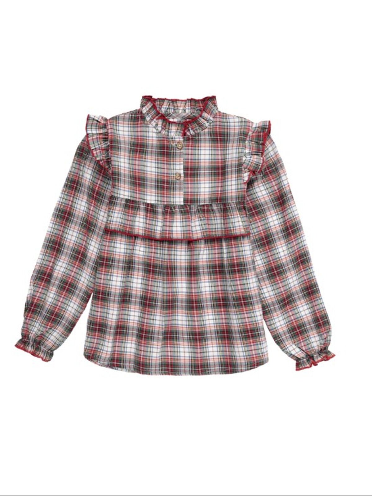 CAMISA NIÑA CUADROS ESCOCÉS