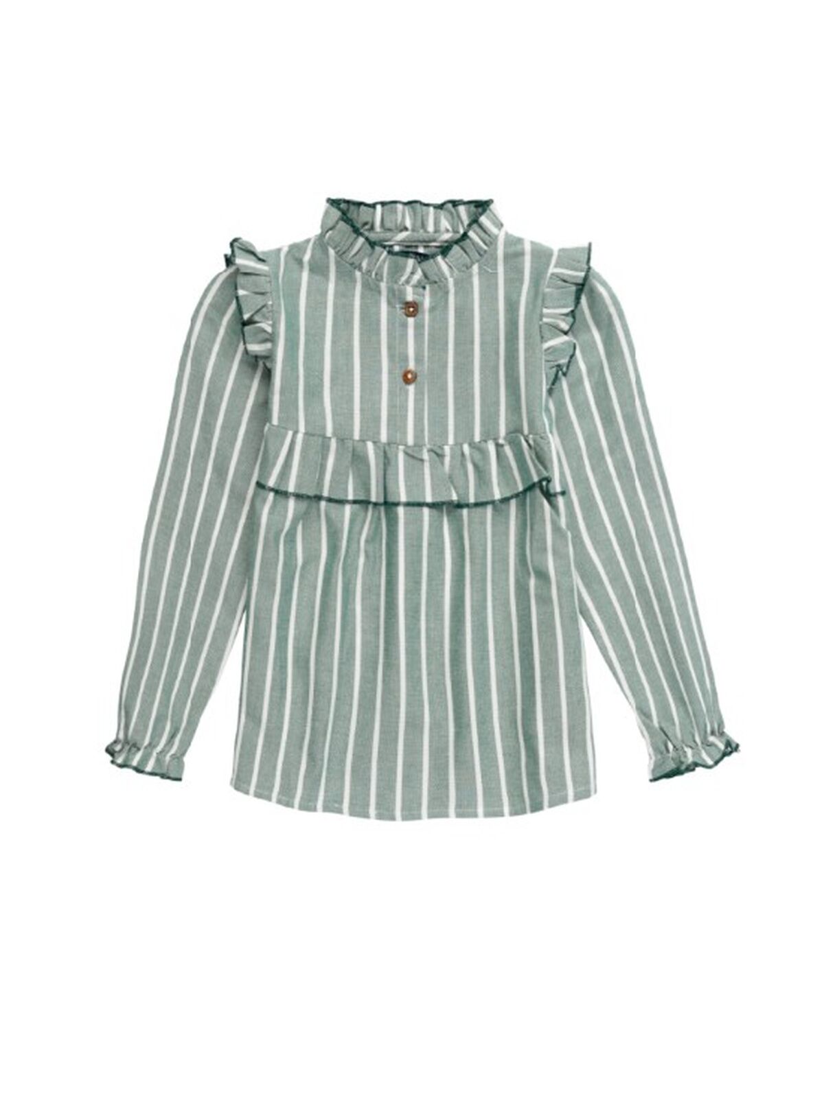 CAMISA NIÑA RAYAS GREEN