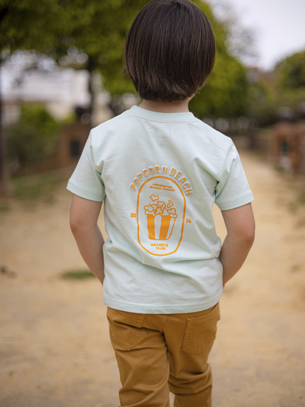 CAMISETA VERDE AGUA POPCORN - PALOMITAS