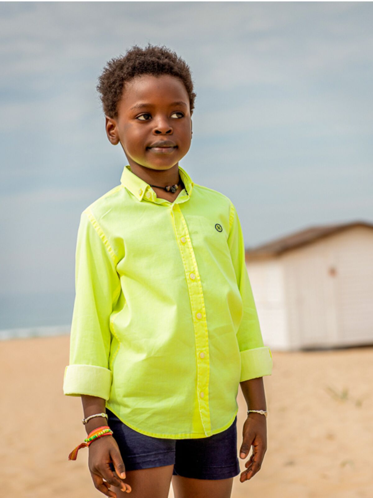 CAMISA FLUOR AMARILLA