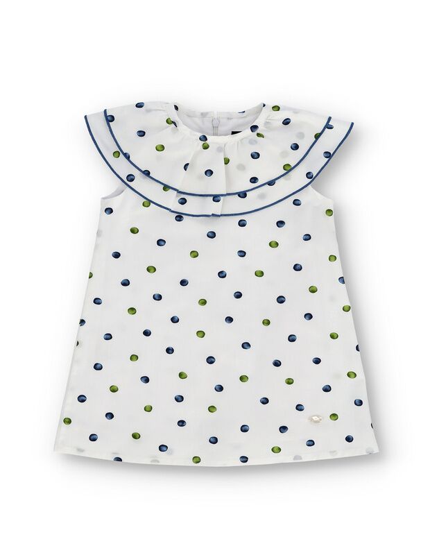 VESTIDO NIÑA TOPOS