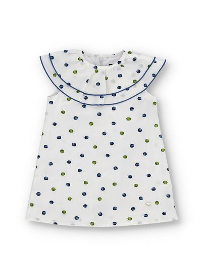 VESTIDO NIÑA TOPOS
