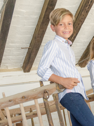 5-POCKET PANTS NAVY