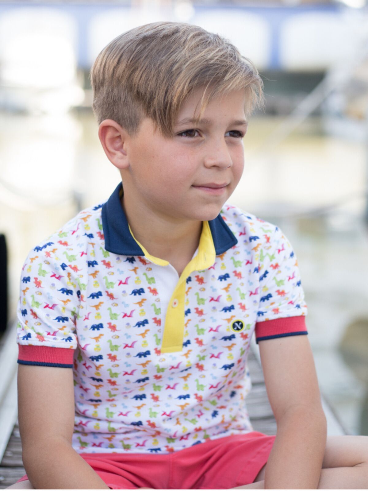 CHILD DINOSAURS POLO SHIRT