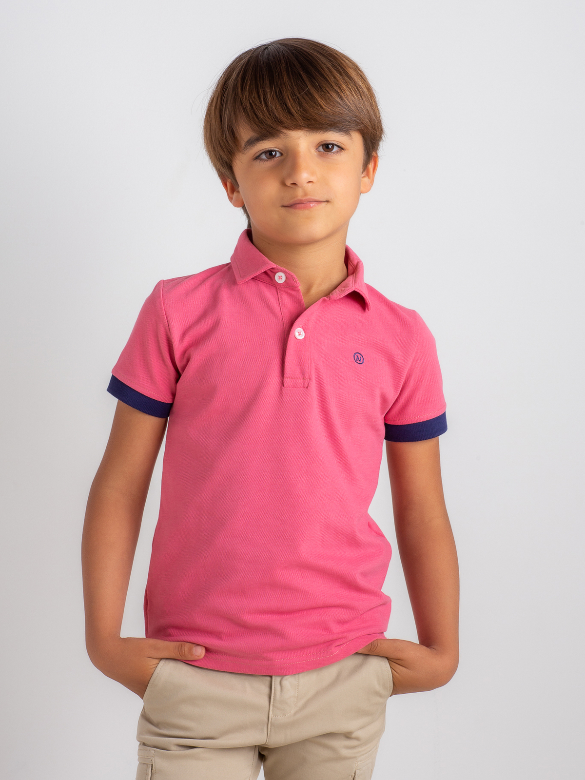 BASIC POLO POWDER PINK