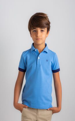 BASIC POLO BLUE
