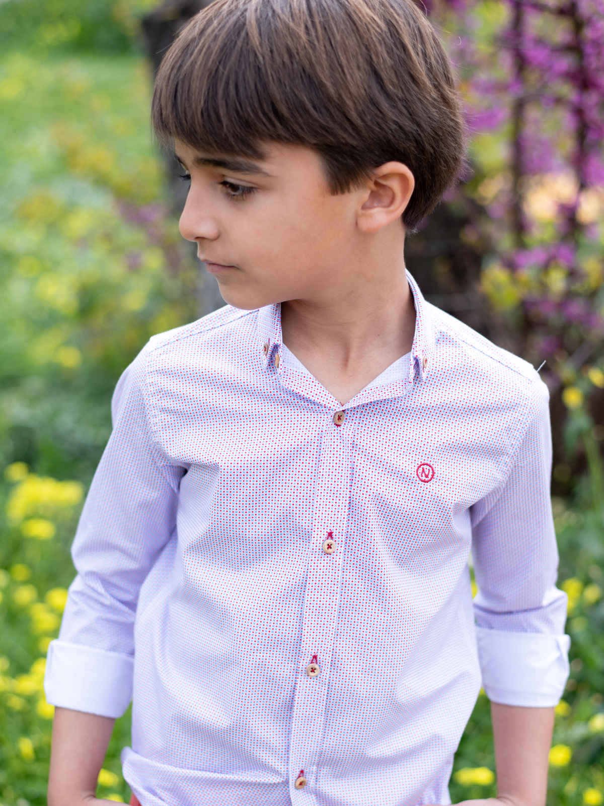 CAMISA FANTASÍA TOPOS