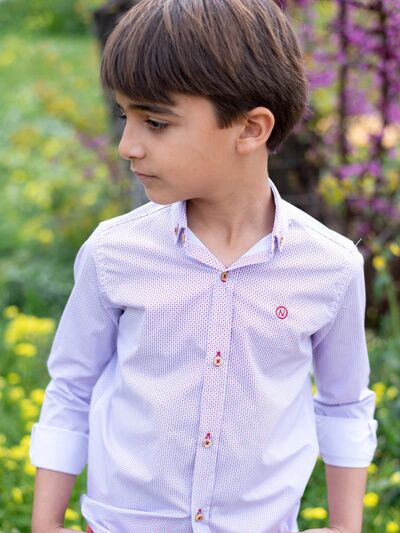 CAMISA FANTASÍA TOPOS