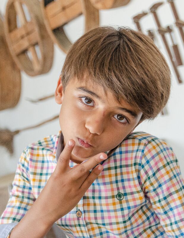 CHILDREN'S MULTICOLOR CHECKED SHIRT