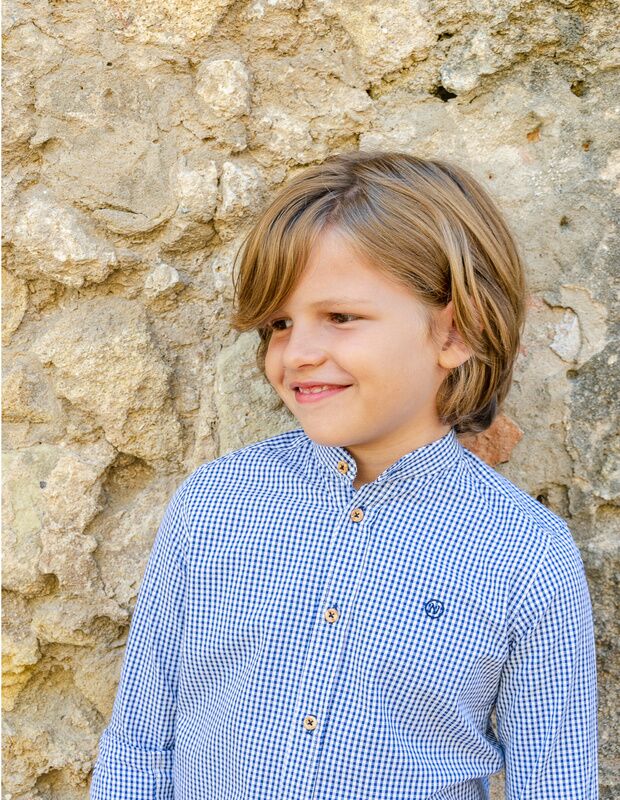 CAMISA VICHY MARINO SEERSUCKER