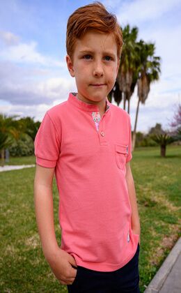 BOY POLO SHIRT MAO STRAWBERRY