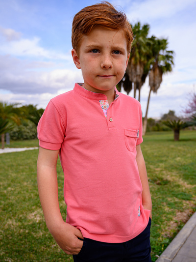 BOY POLO SHIRT MAO STRAWBERRY
