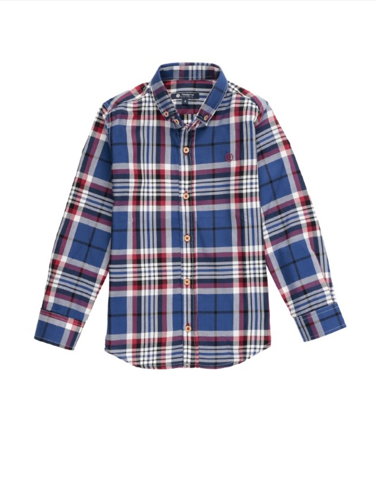 CAMISA CUADROS TARTÁN AZUL 