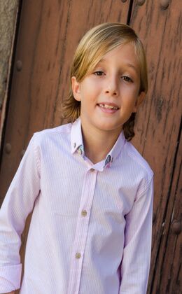 KODAC PINK STRIPED SHIRT