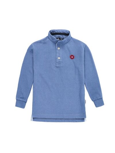 POLO MANGA LARGA MARINO 