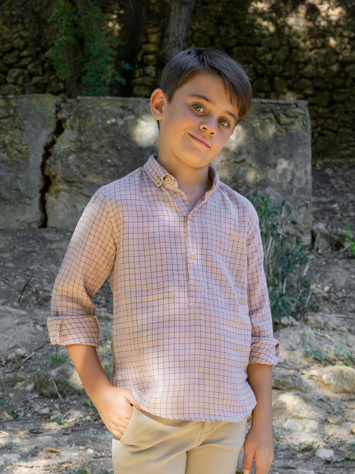 CAMISA PINK BOBLE