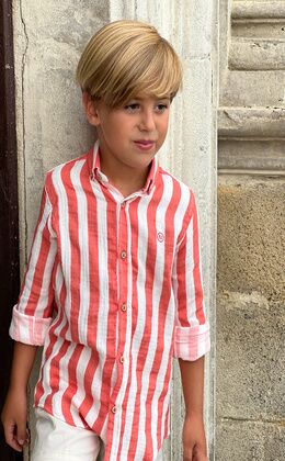 CAMISA RAYAS FLUOR 