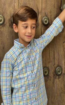 CHILDREN'S MULTICOLOR CHECKED SHIRT