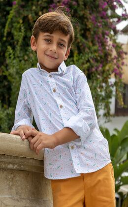 CAMISA NIÑO PECES 