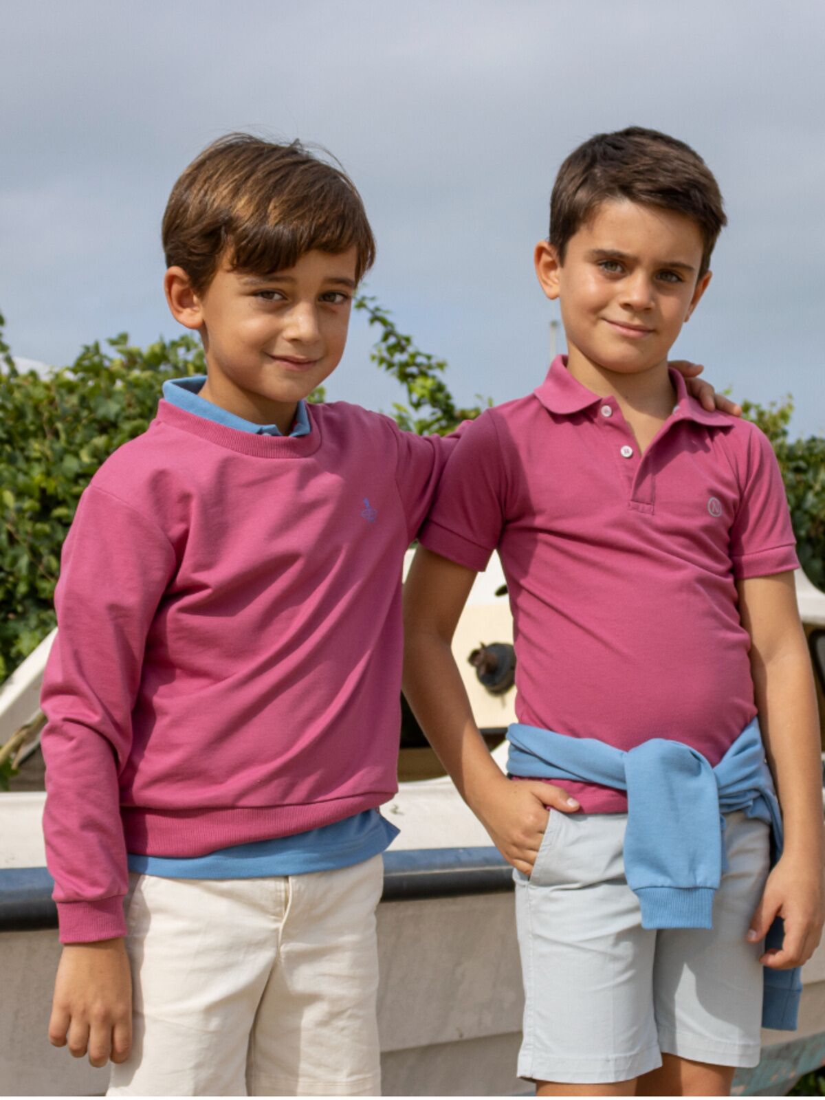 CHILDREN'S ORCHID SWEATSHIRT 