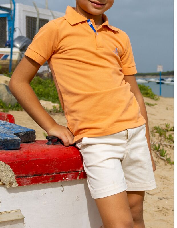 BOYS POLO ORANGE
