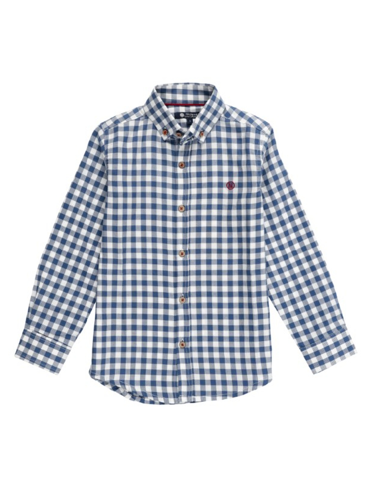 CAMISA CUADROS VICHY AZUL 