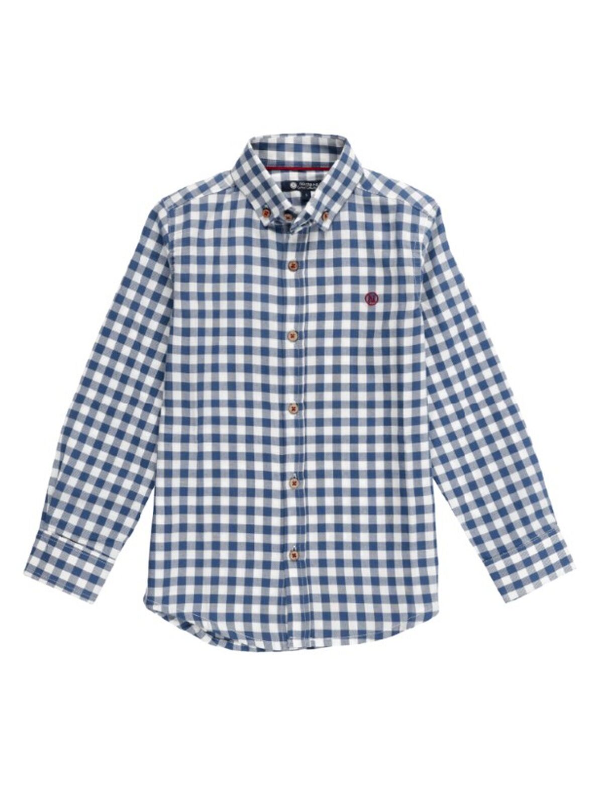 CAMISA CUADROS VICHY AZUL 
