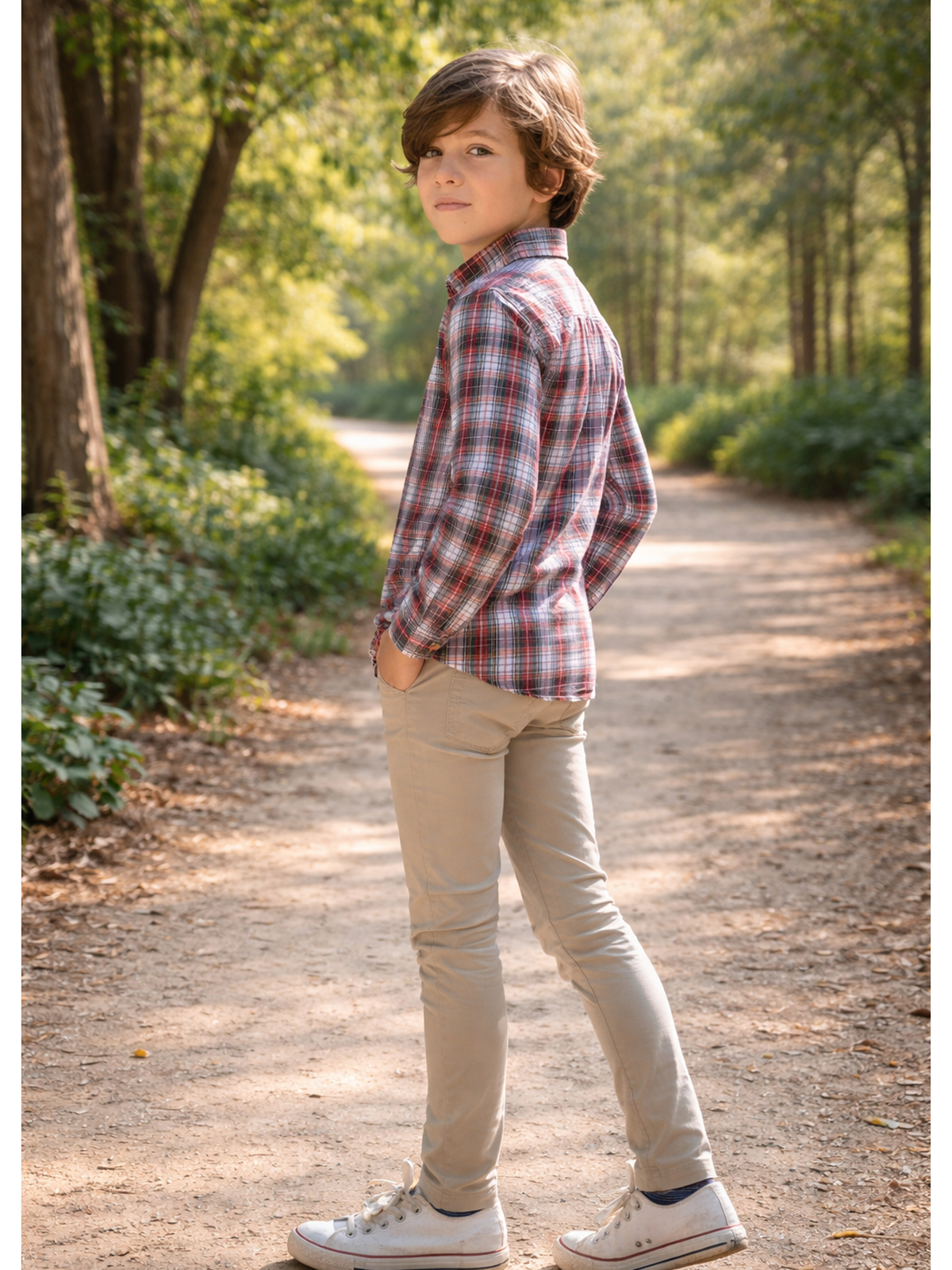 CAMISA NIÑO ESCOCÉS 