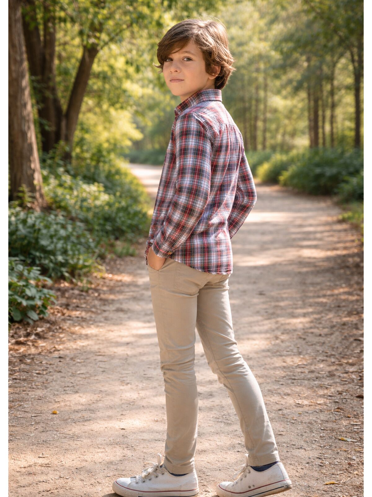 CAMISA NIÑO ESCOCÉS 