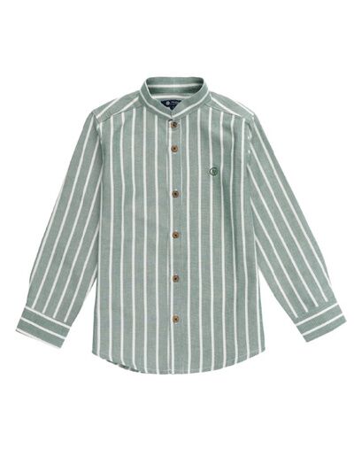 CAMISA NIÑO RAYAS GREEN